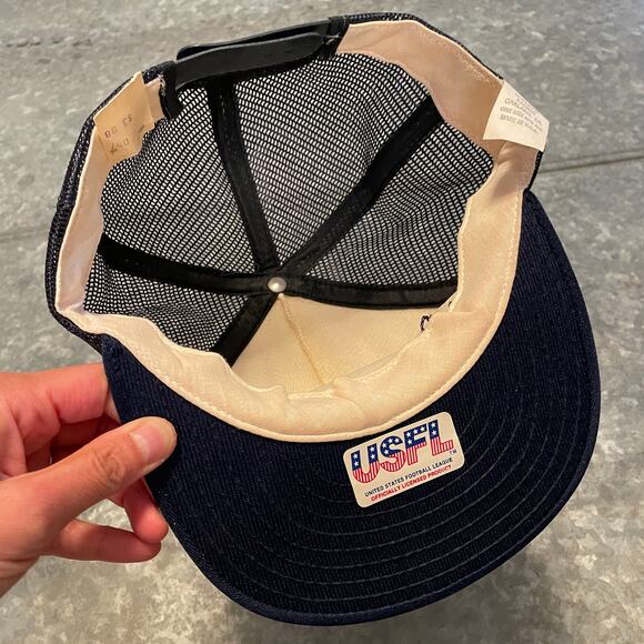 Vintage NWT LA Express USFL Snapback Hat 80s Los Angeles California Football USA - Picture 7 of 11